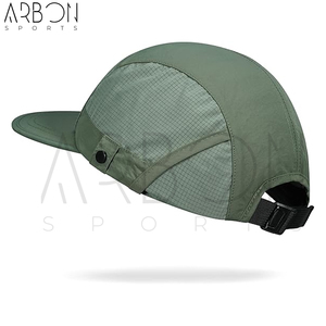 Casquette 5 panneaux légère, durable, résistante à l'eau, respirante, haute performance, imperméable, pour la course et les activités de plein air, prix de gros - Product Image 3