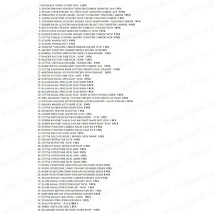 Juego de Instrumentos de Rinoplastia de Alta Calidad, Instrumentos de Cirugía Nasal de Acero Inoxidable ENT - Product Image 6
