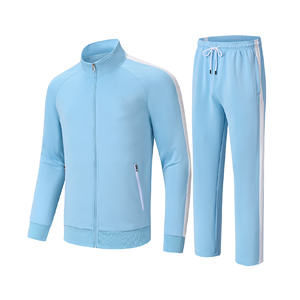 Servicio OEM, Chándales de Invierno para Hombre de Primera Calidad, Color Sólido, Ecológicos, Transpirables, de Spandex/Poliéster, con Cierre Completo y Elegante - Product Image 1