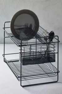 Premium Stainless Steel Plate <b>Storage</b> <b>Rack</b> Vertical Dish Organizer for <b>Kitchen</b> Cabinet and Countertop Heavy Duty Plate Holder - Product Image 2
