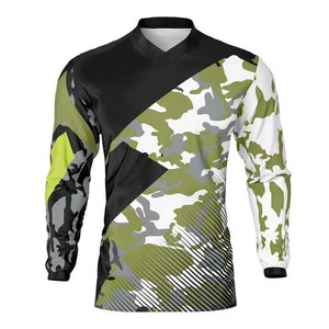 Custom Logo 100% Polyester Printed Motocross Jerseys Breathable Comfortable Motocross Racing Jersey In Cheap Price - Product Image 5