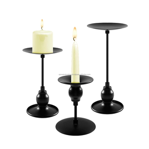 เชิงเทียนลวดเหล็กเชิงเทียนเทียนหอมสำหรับตกแต่งบ้าน - Product Image 1