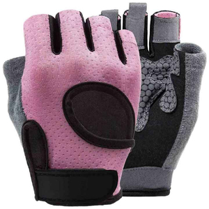 Guantes de Gimnasio con Gancho y Bucle en Toda la Palma, Unisex, Personalizados, de Cuero, Medios Dedos, OEM, para Levantamiento de Pesas, Transpirables, Antideslizantes - Product Image 5