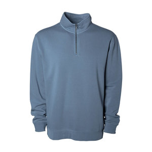 <b>Men's</b> Business Quarter Zip Pullover Soft Black Fleece <b>Jumper</b> Coat Comfort <b>Mock</b> Collar Casual Work Sweatshirt - Product Image 5