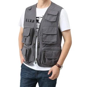 Gilet de chasse en plein air, vestes de motard pour hommes, vêtements pour hommes, livraison gratuite, veste sans manches pour l'alpinisme, mode camping - Product Image 6