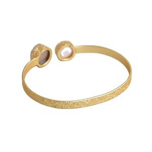 Statement 18K Gold Plated Adjustable Brass <b>Bracelet</b> Handmade Unisex Fashion Jewelry Ready to Ship Wholesale - Product Image 6
