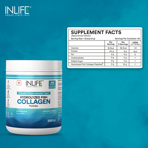 Japanese Marine Fish Collagen Peptides Powder Hydrolyzed Collagen <b>Protein</b> Unflavoured 200g Pack GMP certified - Product Image 5