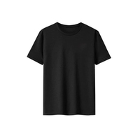 Conjunto de Camiseta Casual de Verano para Hombre con Logotipo Personalizado Bordado al por Mayor, Talla Grande, de Algodón y Elastano, 2 Piezas, Transpirable, de Felpa