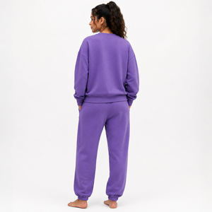 Conjunto Deportivo Informal para Mujer, Sudadera Oversize con Estampado y Pantalones Jogger, Logotipo Personalizado, Ecológico, Ropa Deportiva, Ropa de Estar por Casa - Product Image 2