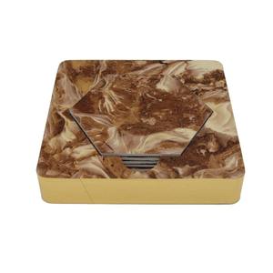 Minimalist Stone Marble <b>Coaster</b> Set Premium Natural <b>Drink</b> <b>Coasters</b> With Clean Design Polished Surface Durable And Heat Resist - Product Image 6