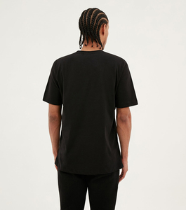 Camiseta Casual de Manga Corta para Hombre, Corte Holgado, Diseño Liso y Lavado, Ideal para el Verano y el Trabajo - Product Image 3