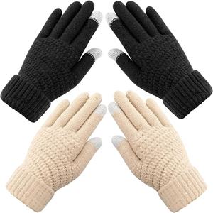 Gants d'hiver _ 2026 Gants sans doigts au crochet avec point coquille - Product Image 4