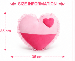 Divyas Designer <b>Heart</b> Plush <b>Cushion</b> Soft Toy Cute <b>Shape</b> Pillow Sofa Bed Decor Romantic Gift OEM Wholesale Custom Polyester PP - Product Image 2