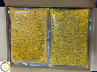 Goudkleurige Gevroren Vietnamese Passievruchtensap Puree Drank Smaaksiroop 15 Brix Bulkverpakking