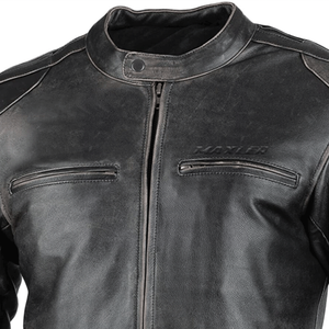 Vestes en cuir de moto de conception personnalisée de haute qualité Veste en cuir d'équitation de moto Veste en cuir de course pour hommes - Product Image 3