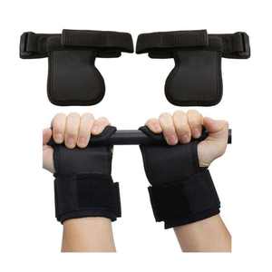 Agarraderas de Powerlifting Personalizadas con Logotipo, 3 Orificios, Protector de Palma, Accesorio para Ejercicio en Gimnasio con Área de Masaje para Dedos - Product Image 3