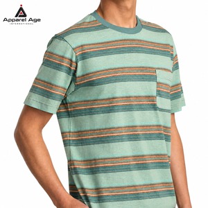 T-shirts rayés pour hommes de qualité supérieure, style marine, en jersey, en coton, vente en gros, très populaires - Product Image 5