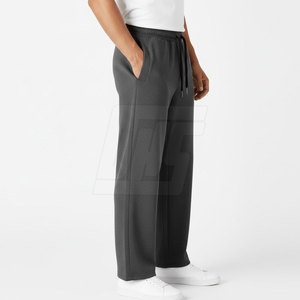 Pantalon Baggy Classique pour Hommes Coupe Ample Décontractée Taille Ajustable avec Cordon Tissu Doux Tissé Pantalon Décontracté Vente en Gros - Product Image 6
