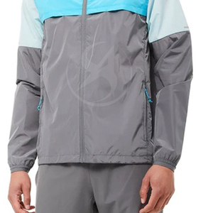 Conjunto Corto de Chaqueta Cortavientos para Hombre, Diseño Personalizado OEM, Primavera, Color Sólido, Nailon de Primera Calidad, Impermeable, Transpirable y Resistente al Viento - Product Image 3