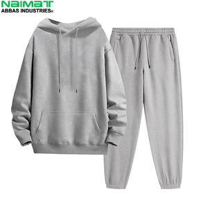 Ensemble de survêtement pour homme avec sweat-shirt à col cadet et demi-zip, respirant, pull-over et pantalon de jogging assorti, tenue de sport - Product Image 5