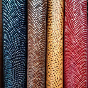 Matériaux de luxe en cuir imprimé poisson à texture premium, séchage rapide, pour sacs à main, chaussures de créateur, portefeuilles élégants, matériaux de mode haut de gamme - Product Image 3