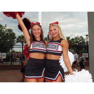 เครื่องแบบเชียร์ลีดเดอร์พิมพ์ลายตามสั่งสำหรับ2025ผู้หญิงดีไซน์ล่าสุด - Product Image 4