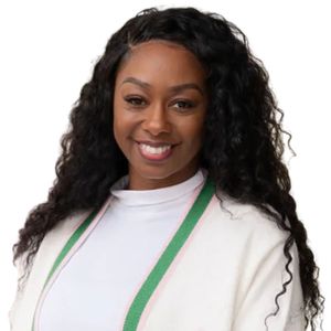 Cárdigan Retro a Rayas Natural para Mujer, Estilo Griego con Letras Tejidas, Botones, Prenda Casual Premium - Product Image 3