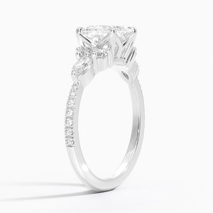 Anillo BOJ 0131 con Corte Asscher, Plata 925, Anillo Solitario de Lujo con Engaste de Garras Marquise, Diamante de 2ct, Color D, VVS1, Moissanita, Certificado GRA, en Oferta - Product Image 2