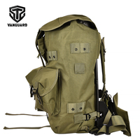 Sac à dos tactique de terrain en nylon robuste vert, sac à dos Alice avec cadre, sac à dos de randonnée sauvage, directement de l'usine