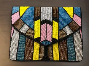 Bolso de mano con cuentas de primera calidad, precio al por mayor, elegante bolso para damas para bodas, fiestas y ocasiones festivas, por M/S SHAAD HANDICRAFTS - Product Image 4