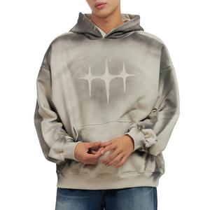 Wholesale Custom Made Vintage <b>Y2K</b> Faded Unisex Hoodies Latest Winter <b>Streetwear</b> Acid Wash Pullover 100% Cotton Embroidered - Product Image 2