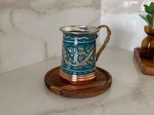 Tazas de Cerveza Metálicas Hechas a Mano, Ecológicas, para Moscow Mule, Reutilizables, Antiderrames, 400 ml, Diseño Clásico, para Bar y Hogar - Product Image 2