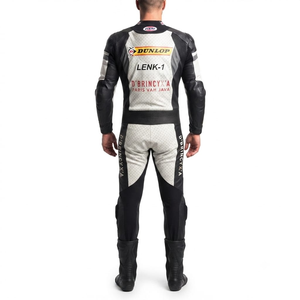Combinaison de course premium Ramaha pour homme, 1 pièce, en cuir de vache véritable/cuir de kangourou, style MotoCP, combinaison de course sur circuit, niveau de protection 2 - Product Image 2