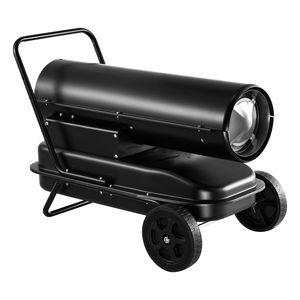 Stufa Portatile Torpedo da 125000 BTU con Temperatura Regolabile, Riscaldatore ad Aria Forzata a Cherosene e Diesel con Ventilatore per Uso in Garage - Product Image 1