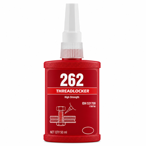 Adhesivo de Bloqueo de Roscas 262, Sellador de Metacrilato de Alta Resistencia Media, Pegamento Industrial para Pernos, Tuercas y Tornillos - Product Image 2