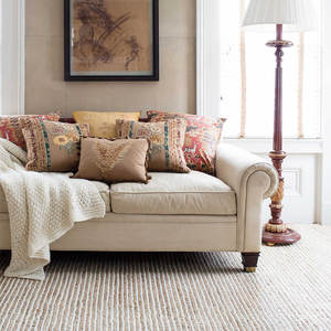 Dreamcraft Boho พรมขนสัตว์/ปอกระเจาทำจากธรรมชาติสไตล์บ้านไร่ของเวียดนาม - Product Image 6