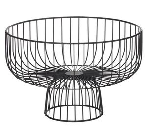 Nuevo Diseño, Fabricado en India al Mejor Precio, Cesta de Frutas para Mesa, Frutero Redondo de Metal, Recipiente de Alambre Metálico con Acabado Negro - Product Image 6