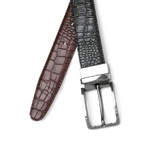 Cinturón Reversible de Cuero Genuino para Hombre, Cinturón Casual de Primera Calidad, Ajuste Perfecto, Ideal para Negocios y Uso Diario en 2026 - Product Image 4