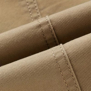 Chaqueta de Lona Unisex Personalizada para Invierno, Cierre de Cremallera, Color Caqui, Resistente al Agua, Corte Casual - Product Image 4