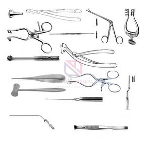 Juego de microcirugía de oído de acero inoxidable más vendido, herramientas quirúrgicas de precisión reutilizables de alta calidad para ORL - Product Image 1