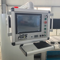 HQ-3015PLUS Machine de découpe de pierre CNC automatique, ATC linéaire à 12 outils, détecteur d'épaisseur de dalle, découpe complète de comptoirs en une seule étape
