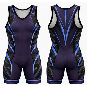 Trajes de Lucha Personalizados para Hombre, Uniformes Deportivos de Alto Rendimiento con Impresión por Sublimación Completa - Product Image 4