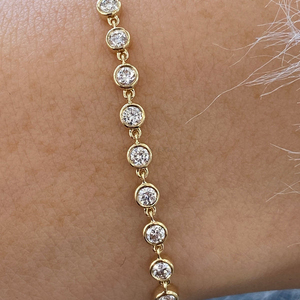 Genuine IGI Certified Lab Diamond Bracelet 10K 14K 18K <b>Gold</b> Sustainable Stones <b>Rose</b> White Yellow <b>Gold</b> Fine Jewelry - Product Image 1