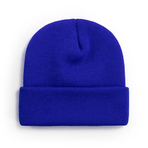Bonnet tricoté unisexe pour homme, vente en gros d'usine, nouveau bonnet tricoté couleur unie, collection hiver 2025 - Product Image 4