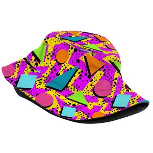 High Quality Custom Reversible Bucket <b>Hat</b> <b>Men</b> Two Sides Floral Pattern Print 100% Cotton Beach <b>Summer</b> Casual Travel - Product Image 2
