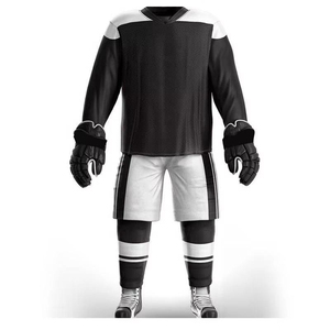 Maillot de hockey sur glace par sublimation, broderie de qualité supérieure, uniforme d'équipe personnalisé, nouveau design, pas cher - Product Image 4