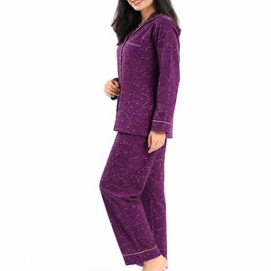 Pijama para Mujer, Premium, Cómodo, Suave, Satinado, Transpirable, de Secado Rápido, Corte Relajado, Ligero, Sin Mangas, para el Día a Día - Product Image 3