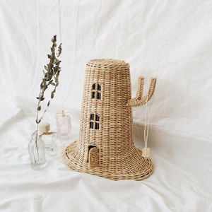 Handmade rattan tree houses competitive price children playhouse imaginative house toys for kids - Product Image 3