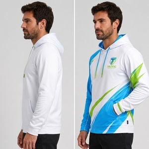 Sudadera con Capucha Personalizada con Estampado Gráfico, Sudadera Sublimada para Hombre y Mujer, Ropa Casual Urbana, Sudadera Gruesa para Invierno - Product Image 5
