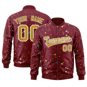 2026 Customized Oem Mens Winter <b>Coats</b> Personalized Polyester Fabric Warm Bomber Letterman Baseball Plus Size Men's Jackets - Product Image 1